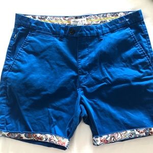 Demin & Flower Men's 7" Shorts